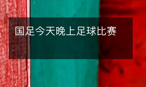 國足今天晚上足球比賽